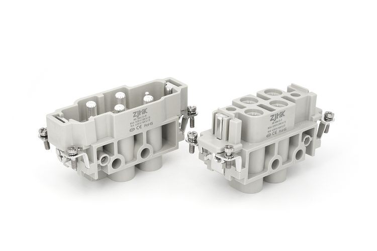 4 Pin Добавить 2 Сигнал Контакты Комбинированные промышленные вставки